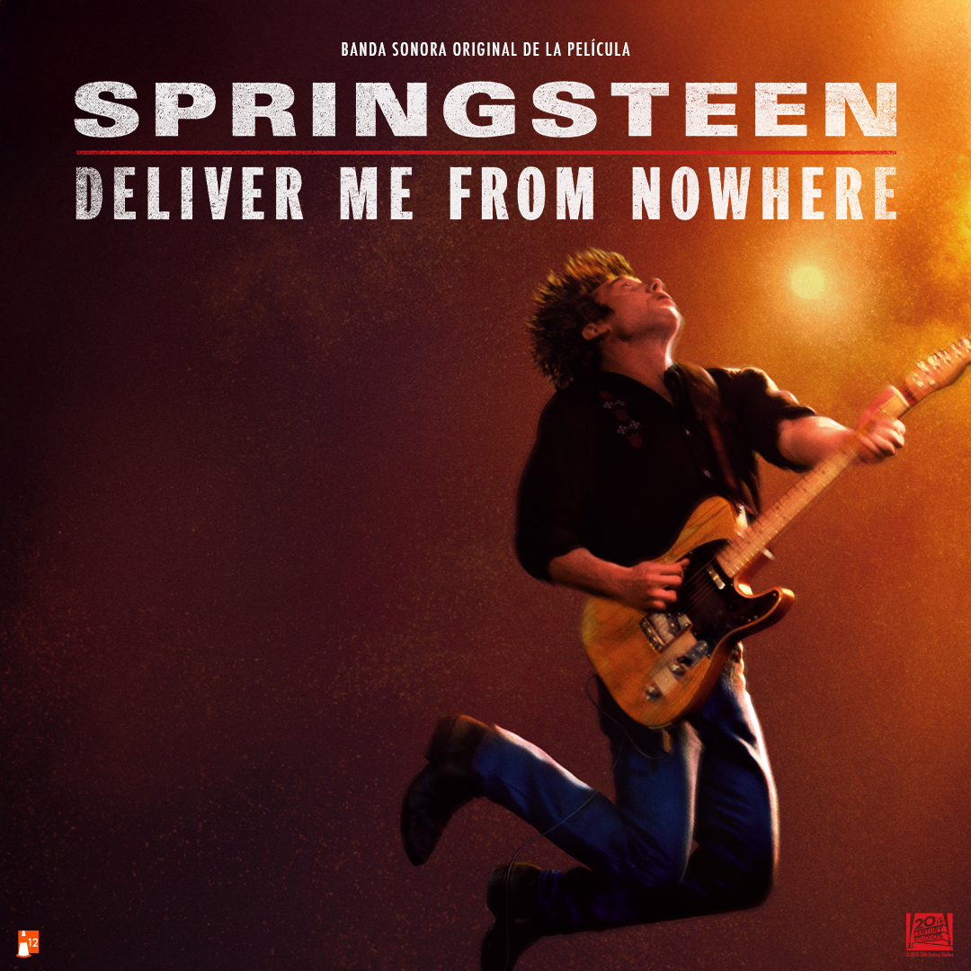 🎸 La banda sonora original de SPRINGSTEEN: #DeliverMeFromNowhere ya está disponible en plataformas digitales, con Jeremy Allen White interpretando a Bruce Springsteen en una historia de pasión, redención y música eterna.  
 
SPRINGSTEEN: #DeliverMeFromNowhere, ya en cines.