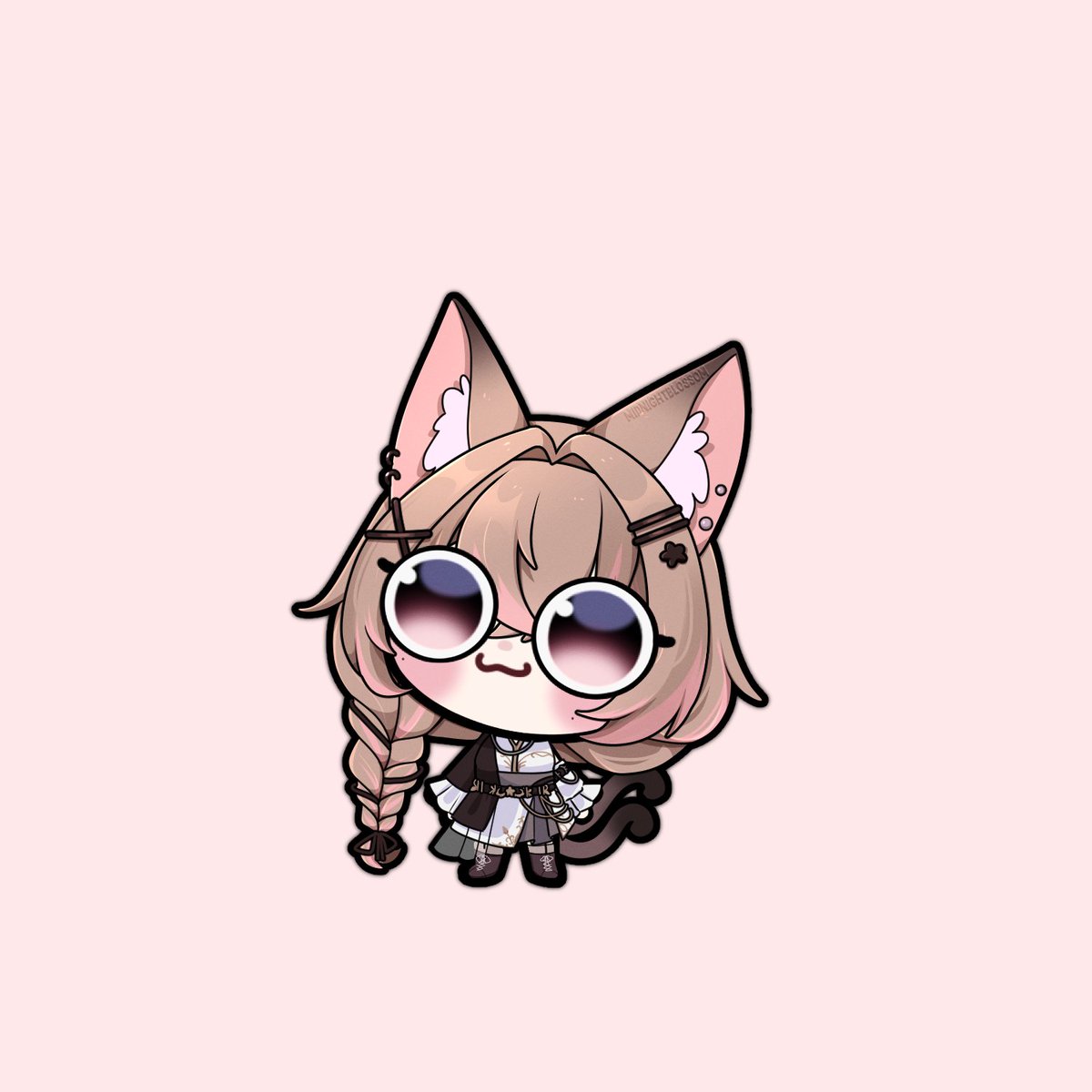 Tiny Tuber Chibi for <a href="/HauntingHana/">Hauntie 🖤🌸 18.12. Outfit Debüt - GERVtuber</a> 
#chibiartist #vgenartist #vgencomm #vgenopen