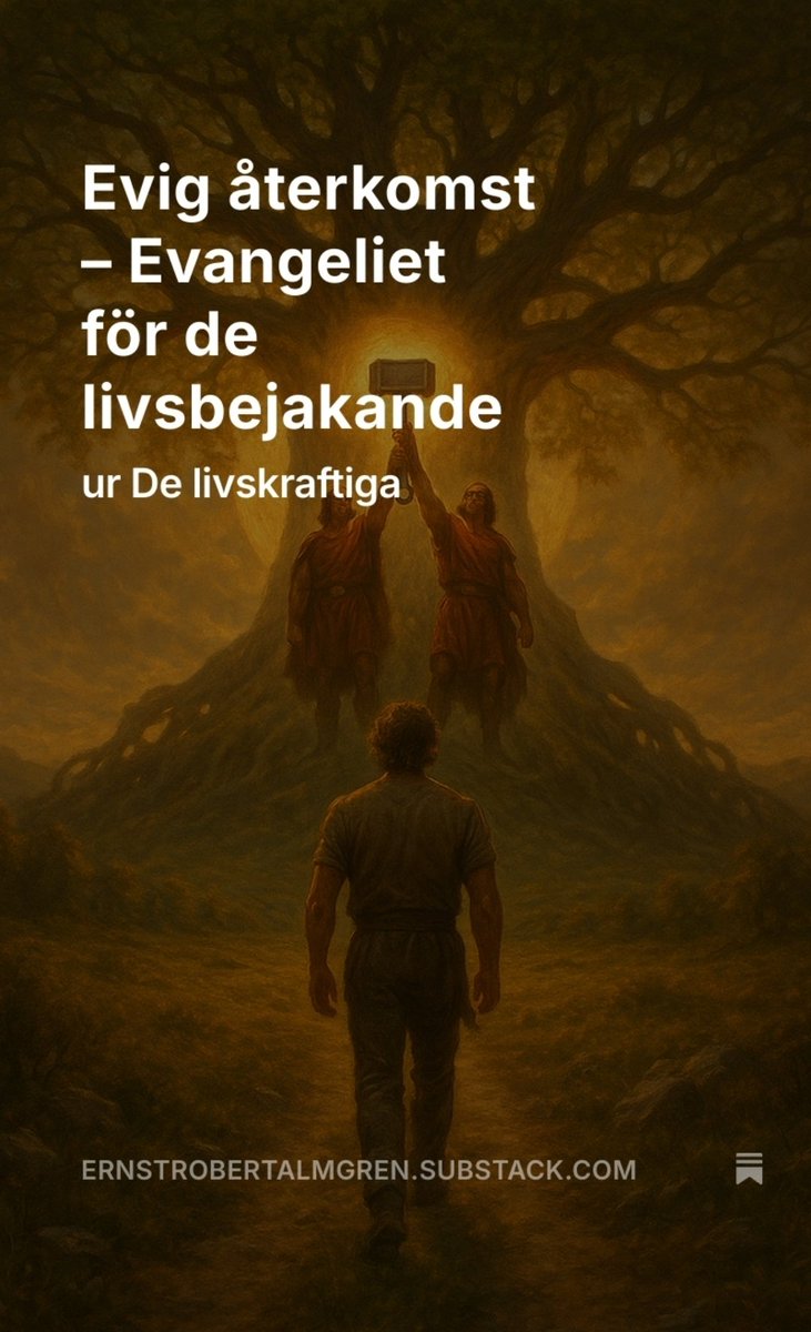 Nu är min senaste essä "Evig återkomst" uppdaterad med en voiceover av mig för den som föredrar att lyssna på texten. 

Om vad Nietzsches kommande bok efter "Antikrist" skulle kunnat handla om. Länk i kommentarerna 👇🏻