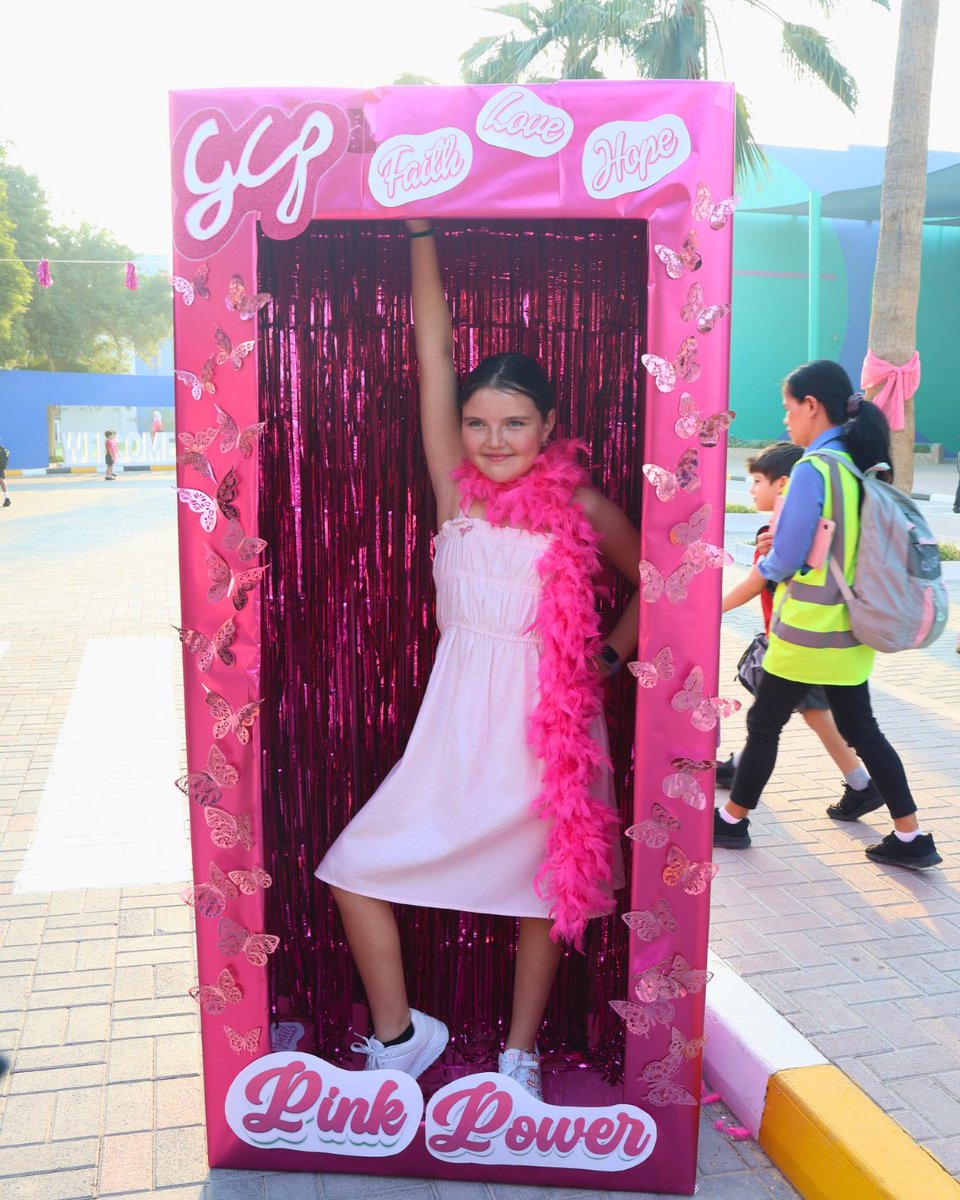 GreenfieldIntS's tweet image. Today, Greenfield turned pink for our annual Pink Day in support of breast cancer awareness 💗 Students and staff wore pink, showing their solidarity for this important cause. 
#ThrivingTogether #behappybeGIS #ProudlyTaaleem #PinkDay #BreastCancerAwareness 
@Taaleem