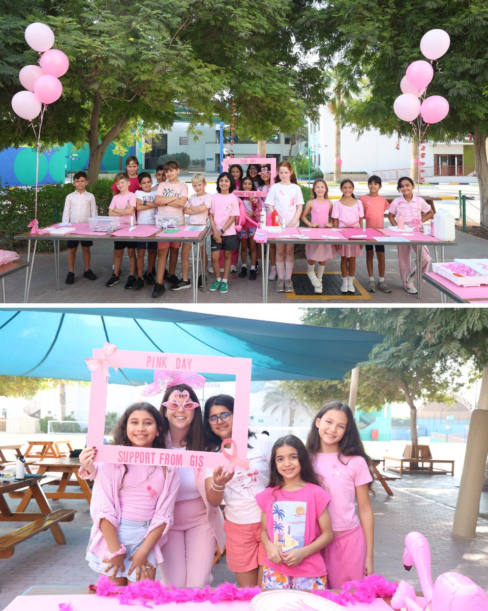 GreenfieldIntS's tweet image. Our Primary Student Council organised a range of hands-on activities during break time, taking full ownership of the event- from planning to execution.
#ThrivingTogether #behappybeGIS #ProudlyTaaleem #PinkDay #BreastCancerAwareness 
@Taaleem