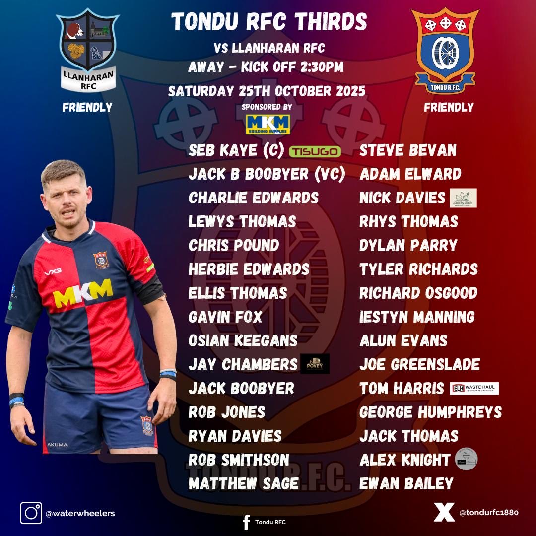 TonduRFC1880's tweet photo. It’s cup weekend for the Firsts and the Rangers! Thirds now travel to Llanharan #wheelers #ole #roadtotheprincipality 🔵🔴 https://t.co/5ylSEiLyDA