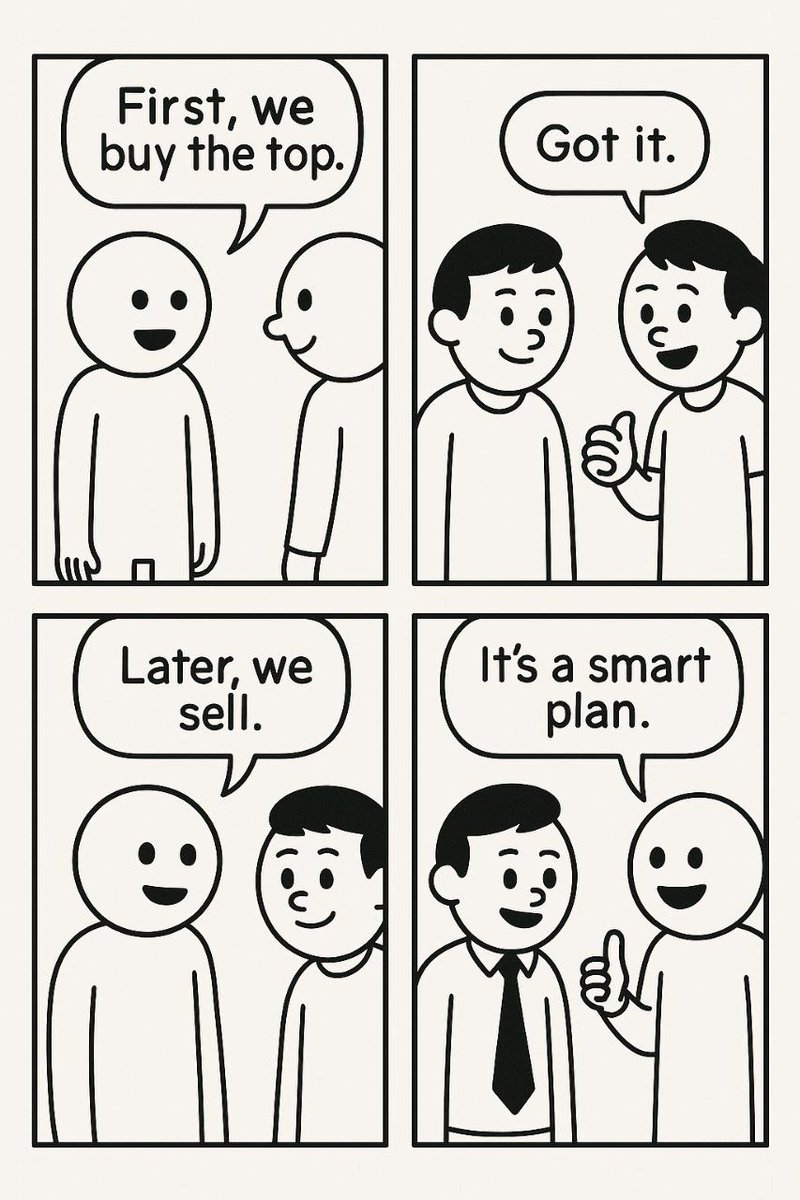 BHSLofficial's tweet photo. 🚨 Trading Masterclass 101 🚨
Step 1: Buy the top.
Step 2: Sell the bottom.
Step 3: Repeat until broke.
Welcome to $BHSL where we don’t just make mistakes… We institutionalize them.
#BuyHighSellLow #Crypto #Memecoin #BHSL #CryptoHumor https://t.co/ORNtBnnUd3