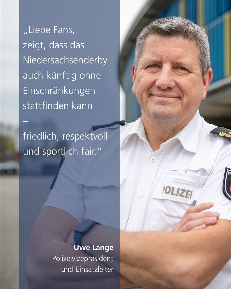 #bs2610 | Niedersachsenderby 

Rund ums Stadion &amp; den Hbf Braunschweig wird’s am Sonntag voll.
🚔 Wir sorgen für Sicherheit – du hilfst, wenn du gut planst:

🚌 ÖPNV nutzen
🚫 Haltestelle „Stadion“ entfällt
🚌 Shuttlebusse stehen bereit
🎫 Ticket = Fahrkarte