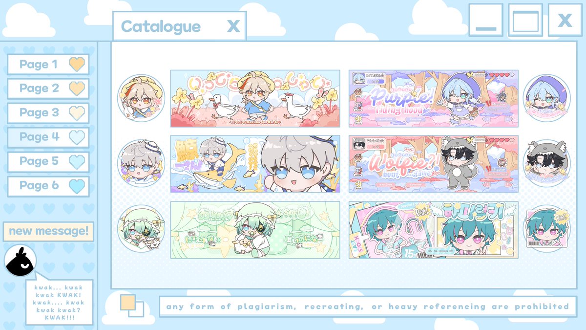 kakakwak's tweet image. ☆ help RT please, thank you 💓

kwak. . . 🐦‍⬛
hAlo! kaka OPEN REQUEST daily untuk all catalog tman2! no max slot, bisa langsung dm aja ya buat order! 💓 

form ada di padlet dibawah ya, mari jajan! 🫶💓

💰 QRIS
#zonauang #zonaba