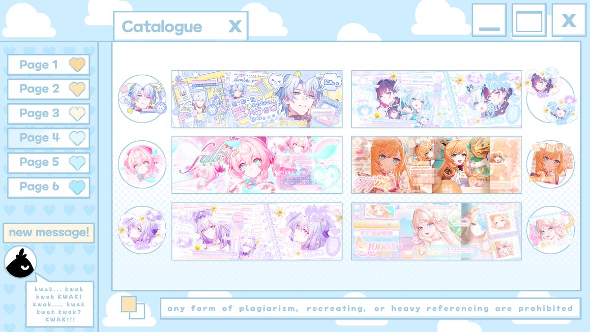 kakakwak's tweet image. ☆ help RT please, thank you 💓

kwak. . . 🐦‍⬛
hAlo! kaka OPEN REQUEST daily untuk all catalog tman2! no max slot, bisa langsung dm aja ya buat order! 💓 

form ada di padlet dibawah ya, mari jajan! 🫶💓

💰 QRIS
#zonauang #zonaba