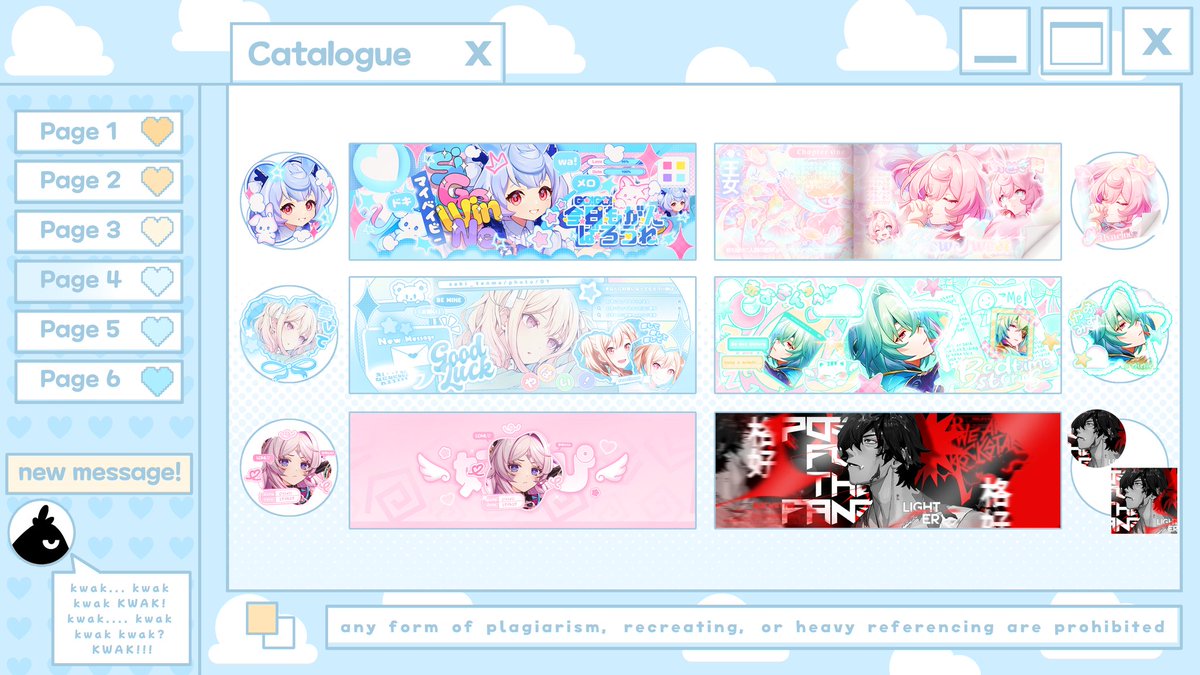 kakakwak's tweet image. ☆ help RT please, thank you 💓

kwak. . . 🐦‍⬛
hAlo! kaka OPEN REQUEST daily untuk all catalog tman2! no max slot, bisa langsung dm aja ya buat order! 💓 

form ada di padlet dibawah ya, mari jajan! 🫶💓

💰 QRIS
#zonauang #zonaba