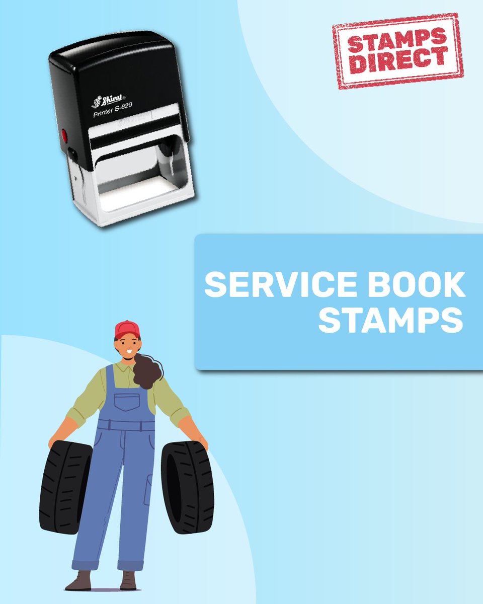 stampsdirect's tweet image. 🚗 Keep every service record looking professional!

Our garage &amp;amp; mechanic stamps are built for busy workshops - durable, customisable, and perfect for stamping service books with your business details. 🔧

Order yours today 👉 stampsdirect.co.uk/stamps-by-indu…

#ServiceBook  #BusinessStamp