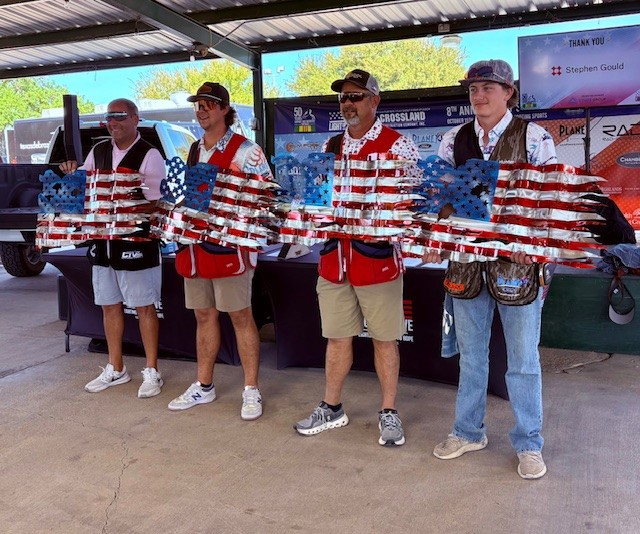 PFordDallas's tweet photo. 8th Annual Clay Shoot at Elm Fork Shooting Sports benefitting Light Up To Live Foundation and our military #veterans was so much fun! Thank you to all our sponsors including Crossland Construction and Planet Ford Dallas!  It's a great event - hold the date for Oct. 15, 2026! https://t.co/nUuHlJz67P