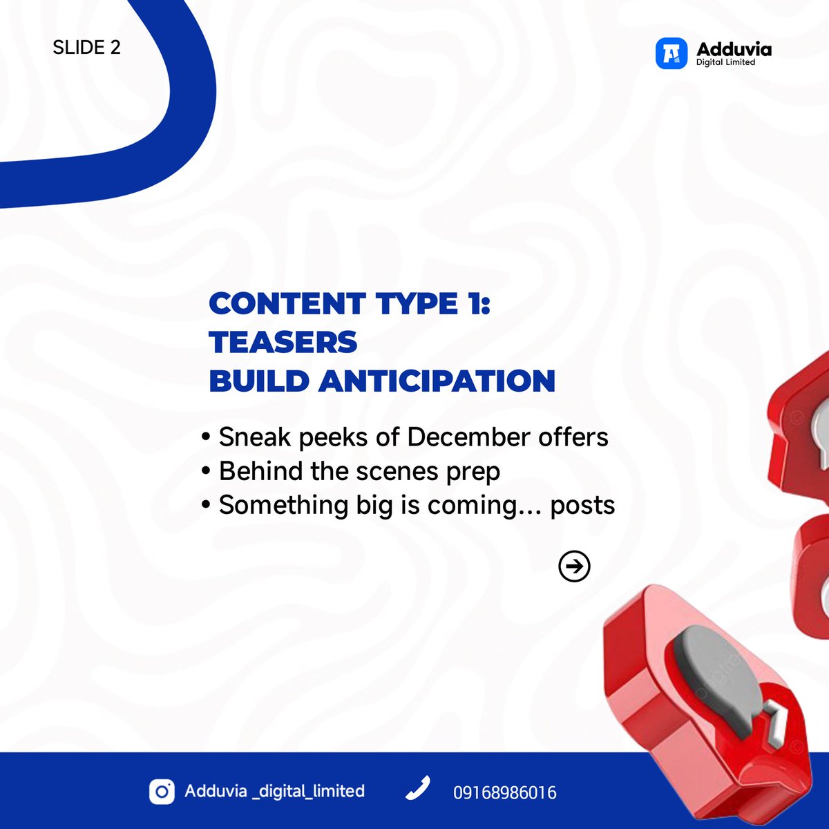 adduvia's tweet photo. December is NOT the time to guess your content.

If you want sales, you need STRATEGY. 
Here are 4 types of content you must start posting before December hits:

👀 Teasers
💬 Testimonials
💡 Problem-solving posts
📢 Strong CTAs &amp; offers

#LoveYourW #imisi https://t.co/QHtjwiCrOF