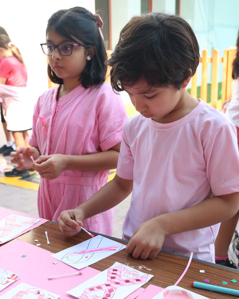 GreenfieldIntS's tweet image. Our Primary Student Council organised a range of hands-on activities during break time, taking full ownership of the event- from planning to execution.
#ThrivingTogether #behappybeGIS #ProudlyTaaleem #PinkDay #BreastCancerAwareness 
@Taaleem