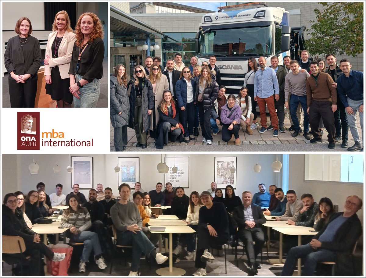 Visit to Scania Group and Emfas / Founders House in the framework of the 🌍i-MBA Study Trip to Stockholm, October 2025!