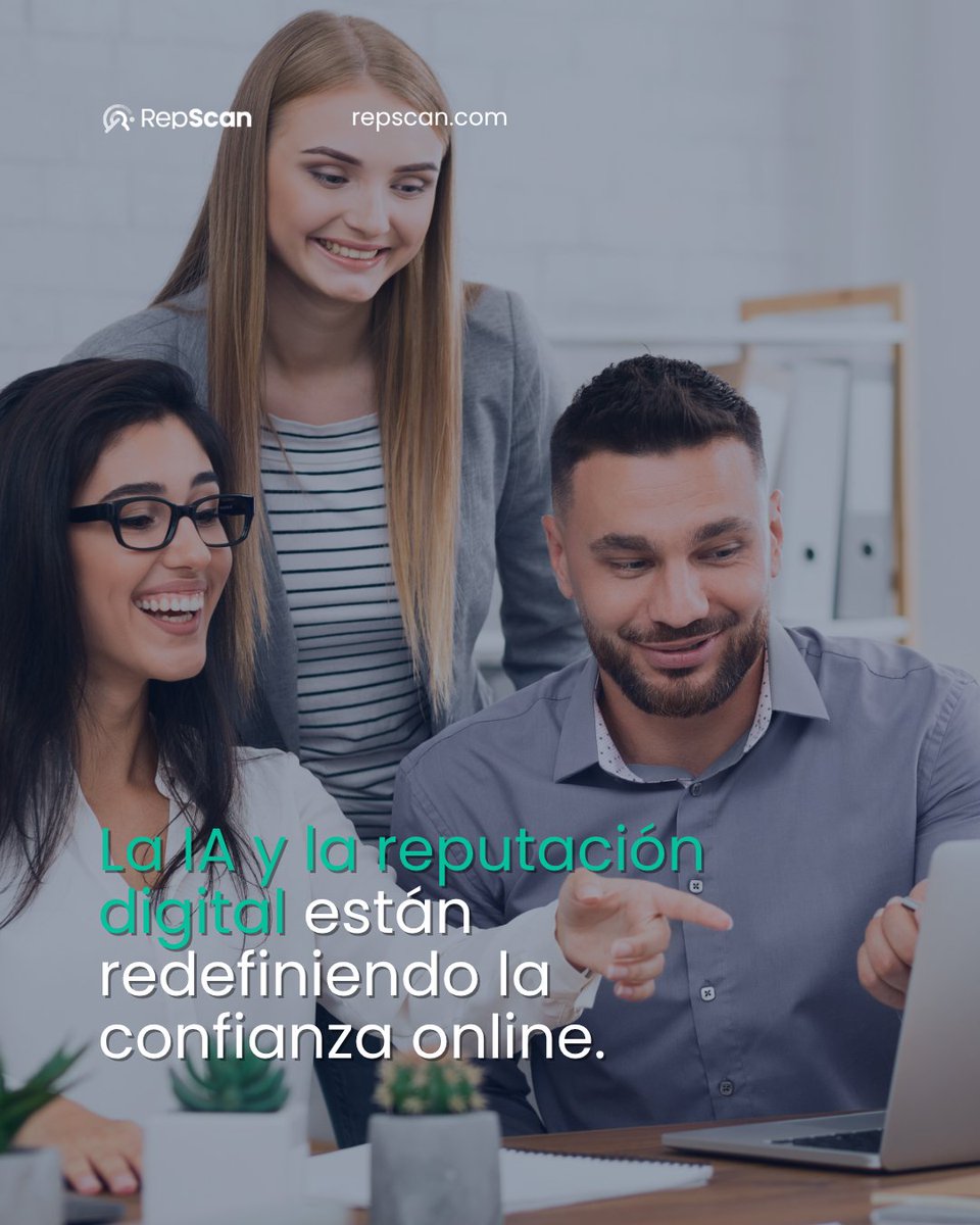 repscan's tweet image. 🤖 IA y reputación digital reescriben la confianza online.
Se mide en la red: algoritmos, reseñas y resultados.
En #Repscan usamos IA para proteger lo esencial: credibilidad y reputación.

💡 Innovar también es responsabilidad.

#IAResponsable #ReputaciónDigital #ConfianzaOnline