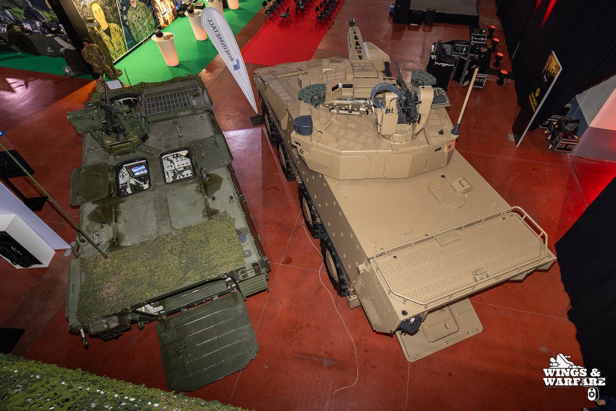 wingsandwarfare's tweet photo. @RheinmetallAG  Boxer 8x8 with Lance 2 turret featured at Portuguese Army Day 🇵🇹
A strong contender to replace the aging M113 fleet as Portugal shifts toward wheeled armored vehicles.
#Boxer8x8 #Rheinmetall #PortugalArmy #Defense #IFV https://t.co/WLGVHcnNhR