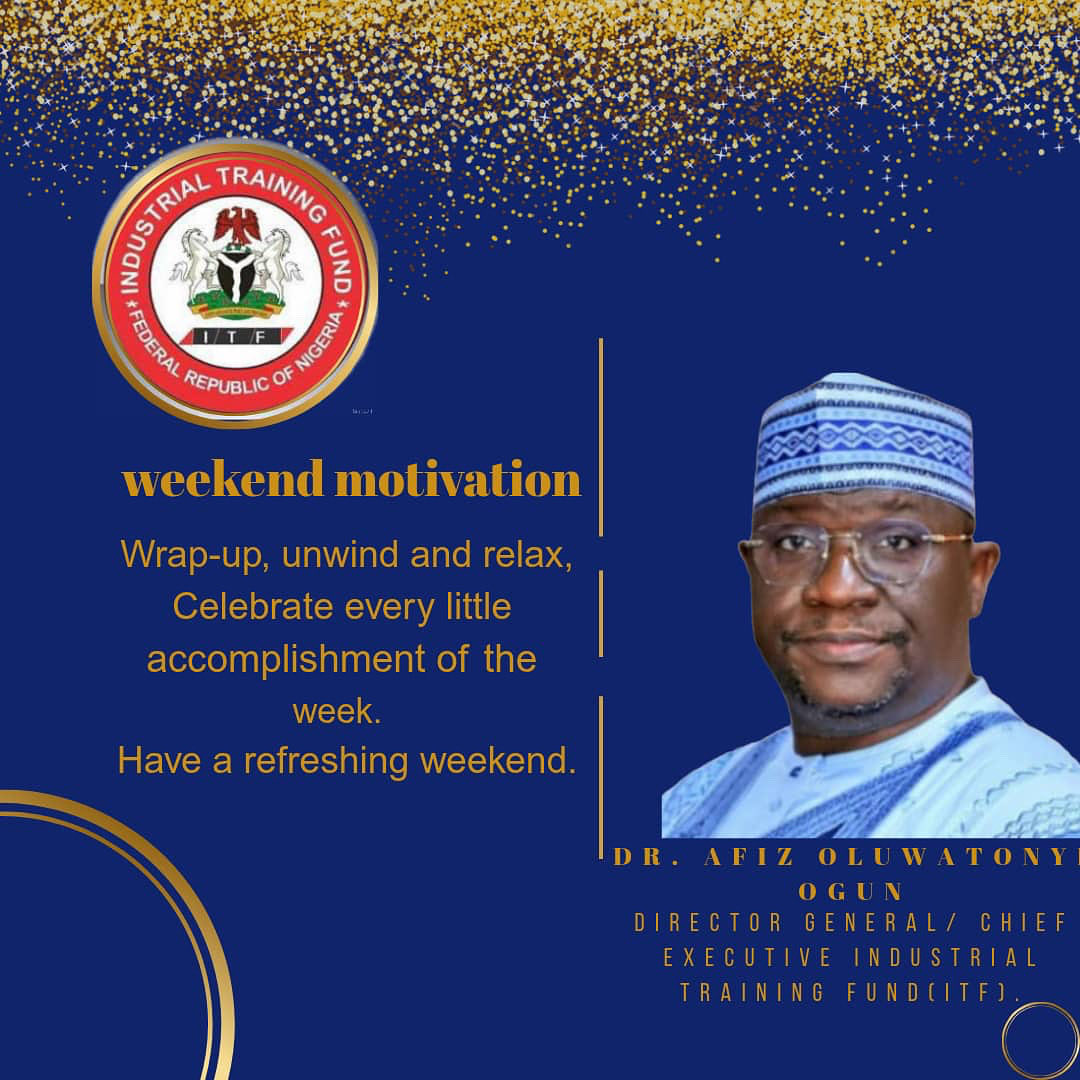 ITFNigeria's tweet image. 🌟 WEEKEND MOTIVATION 🌟

You’ve worked hard all week — now it’s time to pause, breathe, and recharge. 💪✨
Celebrate every little accomplishment — they all add up to progress! 🎉

Take this weekend to wrap up, unwind, and relax.

#ITF #WeekendMotivation #RelaxAndRecharge