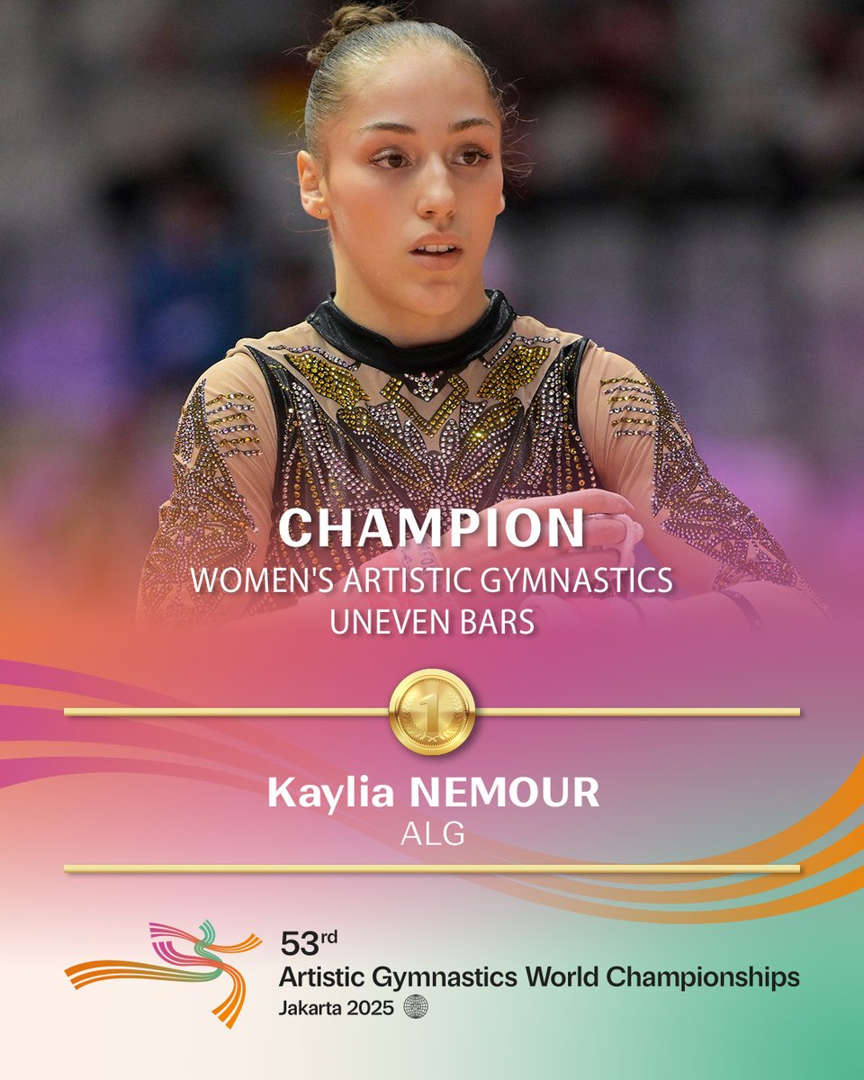 FIG (@gymnastics) on Twitter photo Incredible. And Flawless.
And GOLDEN. 
#ARTWorlds2025 #Gymnastics Incredible. And Flawless.
And GOLDEN. 
#ARTWorlds2025 #Gymnastics