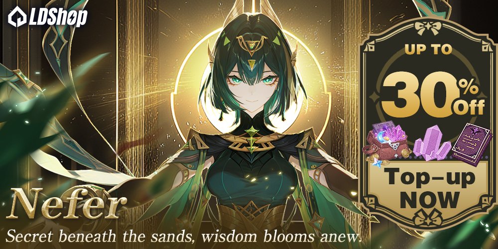 My Genshin sponsored stream was postponed so let's do a double giveaway stream to pull for Nefer and then watch the HSR livestream together. I'll be giving away 3x Welkin Blessings &amp; 3x Express Supply Passes courtesy of our sponsor LDShop. New users can save up to 35% off top-ups