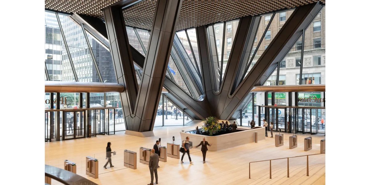 parametricarch's tweet photo. Foster + Partners (@FosterPartners) Complete JPMorganChase’s New Headquarters at 270 Park Avenue. Read more on our website: https://t.co/wrHWi0Iamw https://t.co/fXM2snRKaH