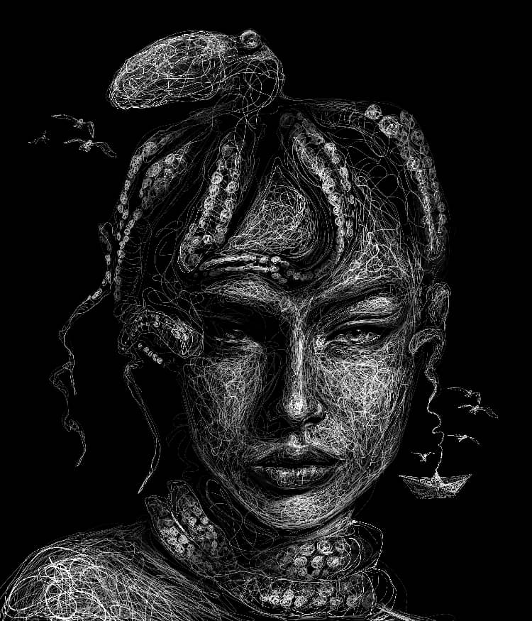 zaroneee's tweet image. Nightmare #1
My mind was bitten by an octopus!!
2/8 edition
0.1 sol
exchange.art/editions/63BQh…