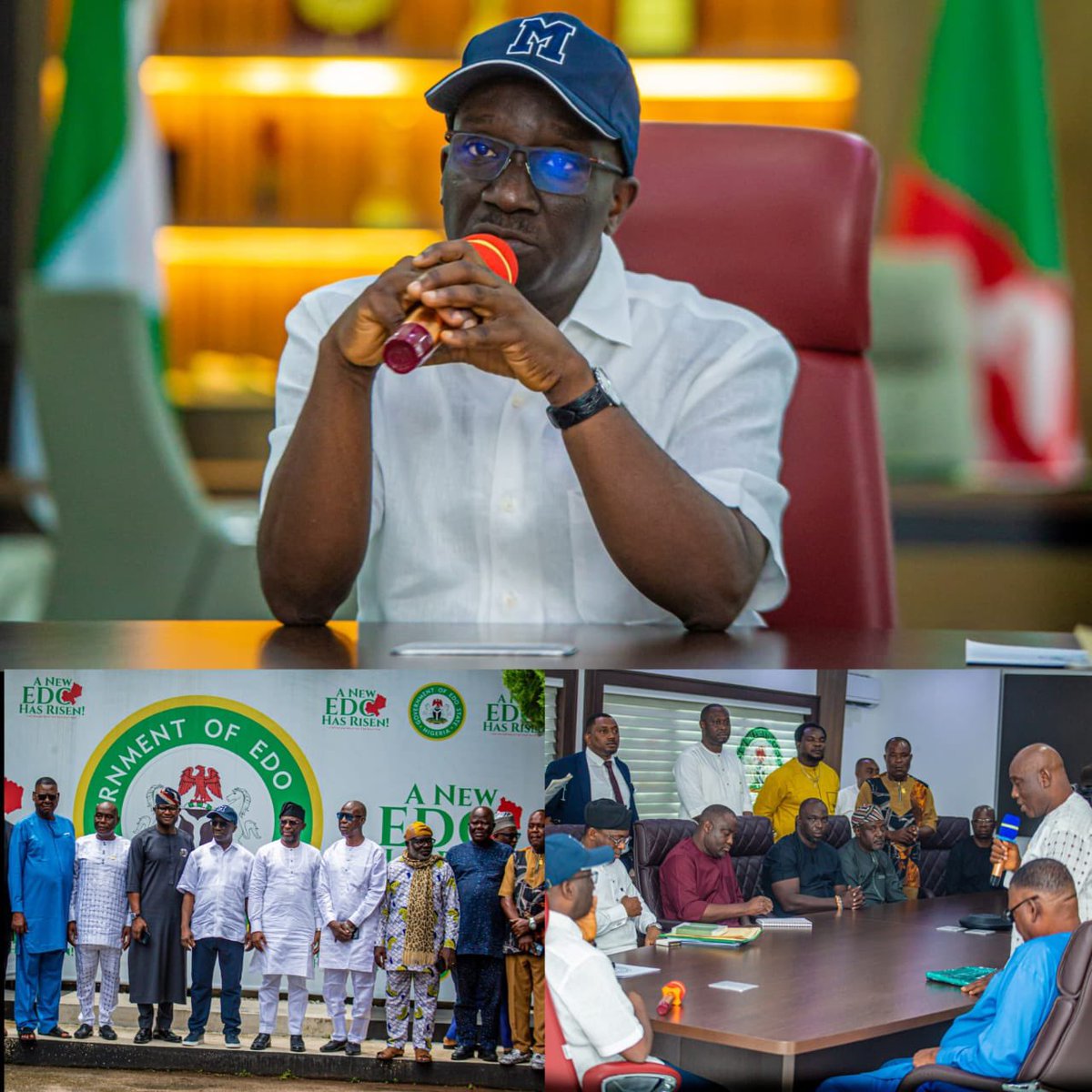 Edo State Gov, <a href="/m_akpakomiza/">Senator Monday Okpebholo</a>,has reaffirmed his administration’s commitment to maintain peace and ensure the security of vital oil infrastructure across the State,as he received the leadership of the Independent Petroleum Marketers Association of Nigeria (IPMAN),Edo State Chapter