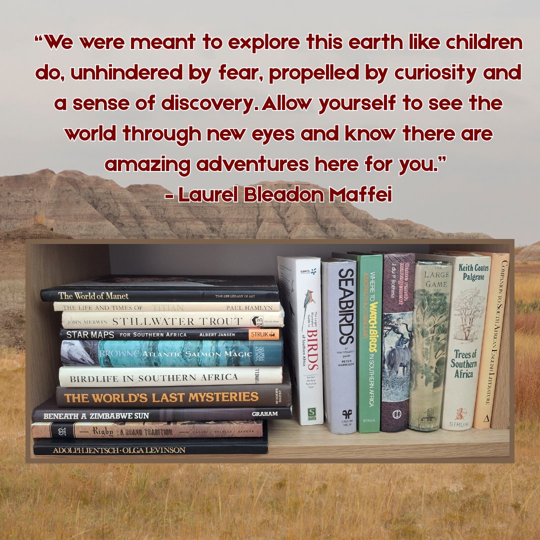 thewilbursmith's tweet photo. Wilbur Smith’s library holds a remarkable collection of wildlife books and each one provides a window into the wilderness that inspired his writing. From the deep ocean to the untamed bush, which landscape speaks to your adventurous side?
#WilburSmith #WildlifeInspiration https://t.co/HVEETu8B0U
