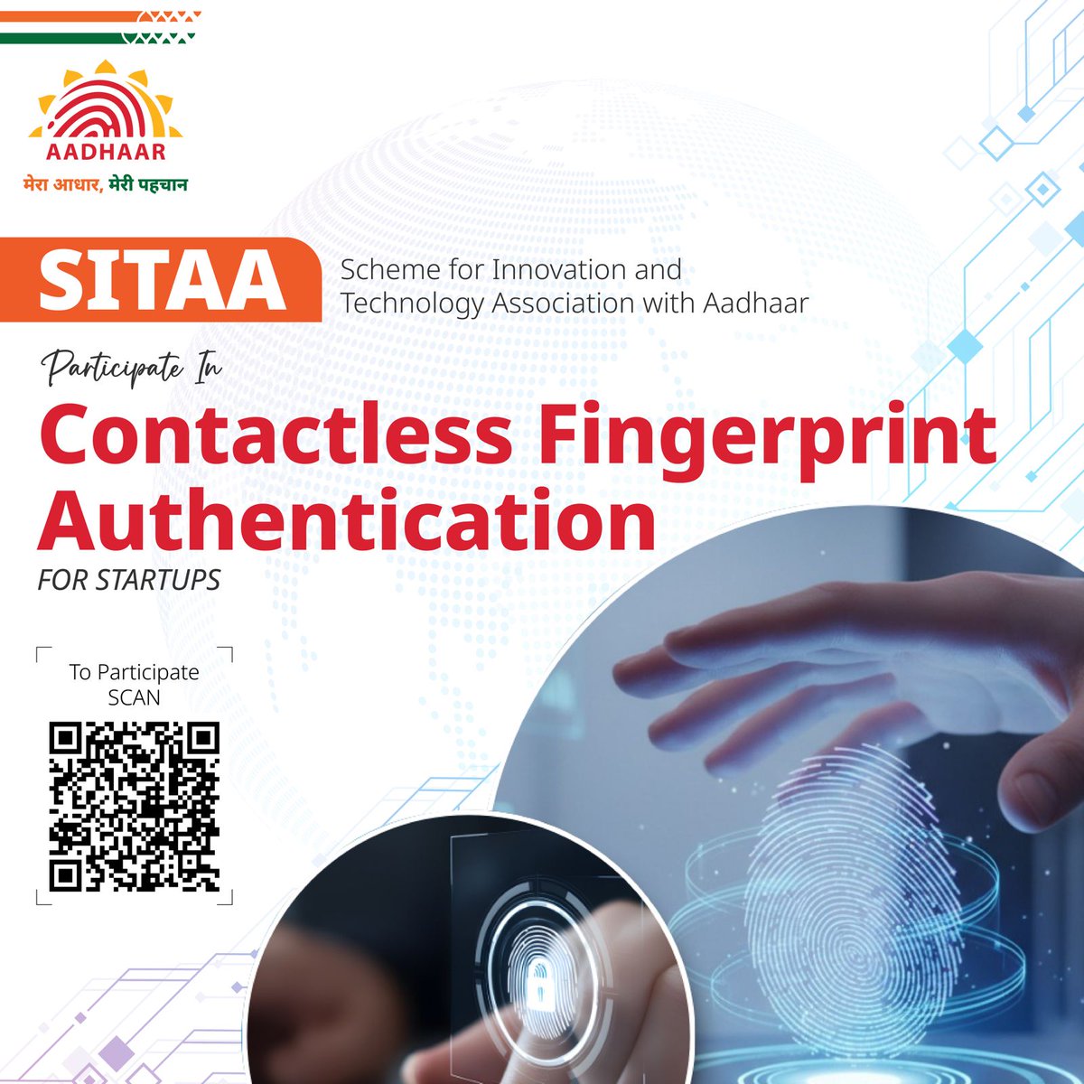 UIDAI's tweet image. The Unique Identification Authority of India (UIDAI) announced a landmark initiative, SITAA: Scheme for Innovation and Technology Association with Aadhaar, to catalyze next-gen innovation in India’s digital identity technology (ID Tech) ecosystem.
Anchored in the vision of…