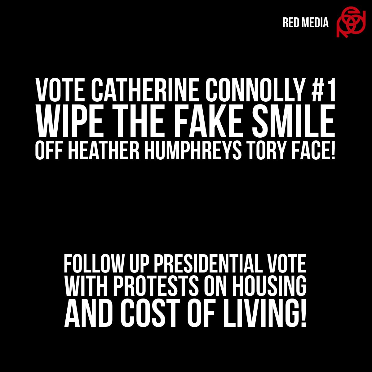 RedMediaIreland's tweet image. Heather Humphreys looks in pain when she tries to smile because her Tory soul funds it hard to pretend to be human. Punish FF FG today!