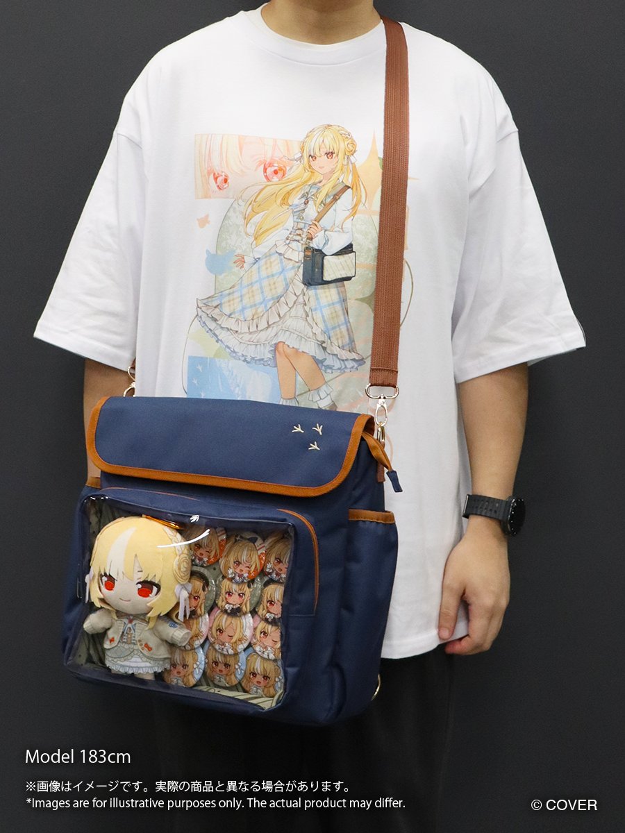 shiranuiflare's tweet photo. カバンの中身やサイズはこんな感じー！両サイドにもペットボトルとか折り畳み傘とか入れられてとっても便利だよ https://t.co/YtaDGwbL3Q
