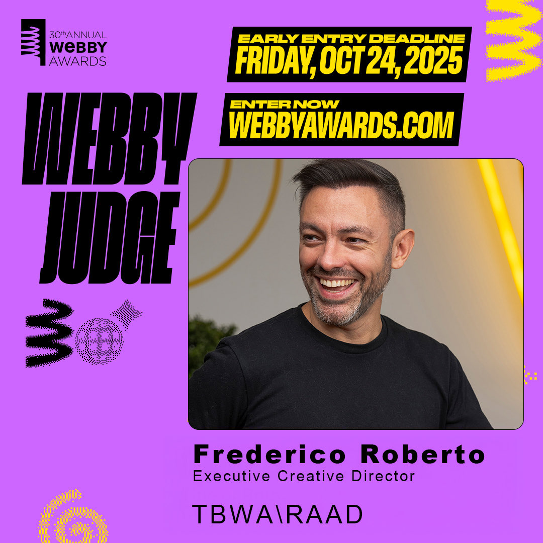 Today’s the last day for the early bird for <a href="/TheWebbyAwards/">The Webby Awards</a> ! Go go go
