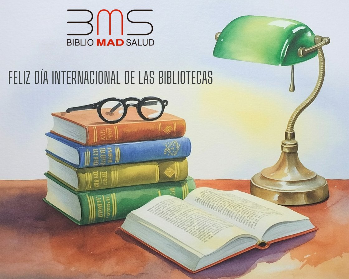 📚 Hoy celebramos el #DiaDeLasBibliotecas
Espacios de conocimiento, equidad y aprendizaje continuo.
Las bibliotecas de Ciencias de la Salud, son clave para garantizar el acceso a la evidencia científica.
#Bibliotecas #BiblioMadSalud