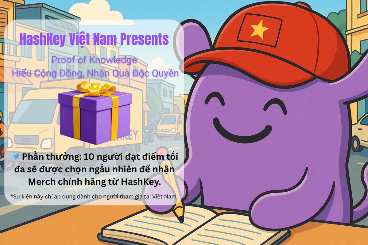 HashKeyVN's tweet image. 🔥 HashKey Việt Nam Presents: Proof of Knowledge - Hiểu Cộng Đồng, Nhận Quà Độc Quyền.

&quot;Bạn nghĩ mình hiểu HashKey Việt Nam? Hầu hết đều cho là như vậy... cho đến khi họ làm bài quiz này. 😉&quot;

Tuần này, HashKey Việt Nam mang đến thử thách Proof of Knowledge…