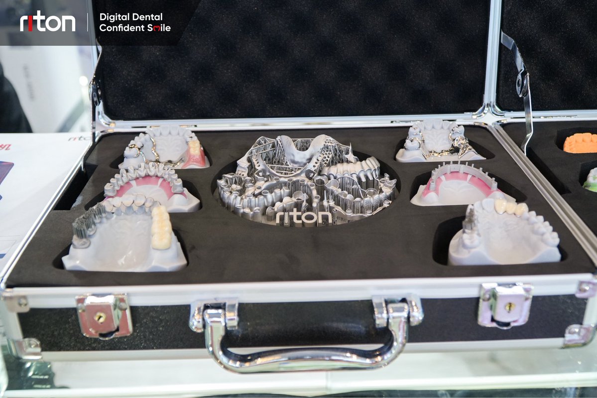 Riton3DTech's tweet image. DAY 2 at #Dentech: Launching our Metal 3D Printer. High precision. Certified materials. Redefining dental manufacturing.

#Dental3DPrinting #MetalPrinter #riton3d