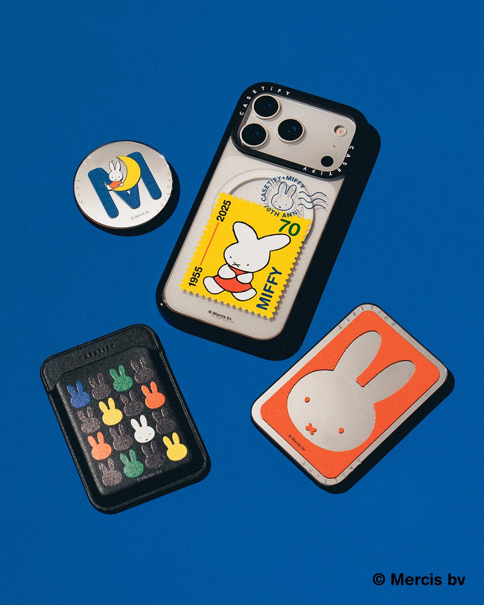 CASETiFYのアイテムで、ミッフィーの70周年をお祝いしよう