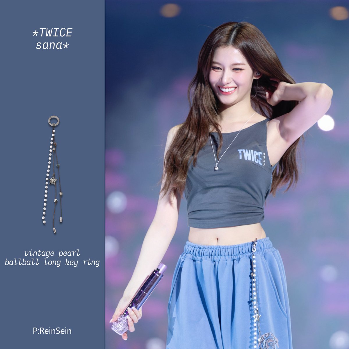 RNSN_official's tweet photo. *Product: Vintage pearl ball ball long key ring
*TWICE SANA wore Reinsein products beautifully. Thank you for the pretty picture.
▶https://t.co/kmfCheB82d
▶https://t.co/qTnyyPvSdN
#ReinSein #TWICE #SANA #keyring #pearl #ballball #KPOP #ootd
Sources : twitter SaShine_SANA https://t.co/6gZ8OjvZvv