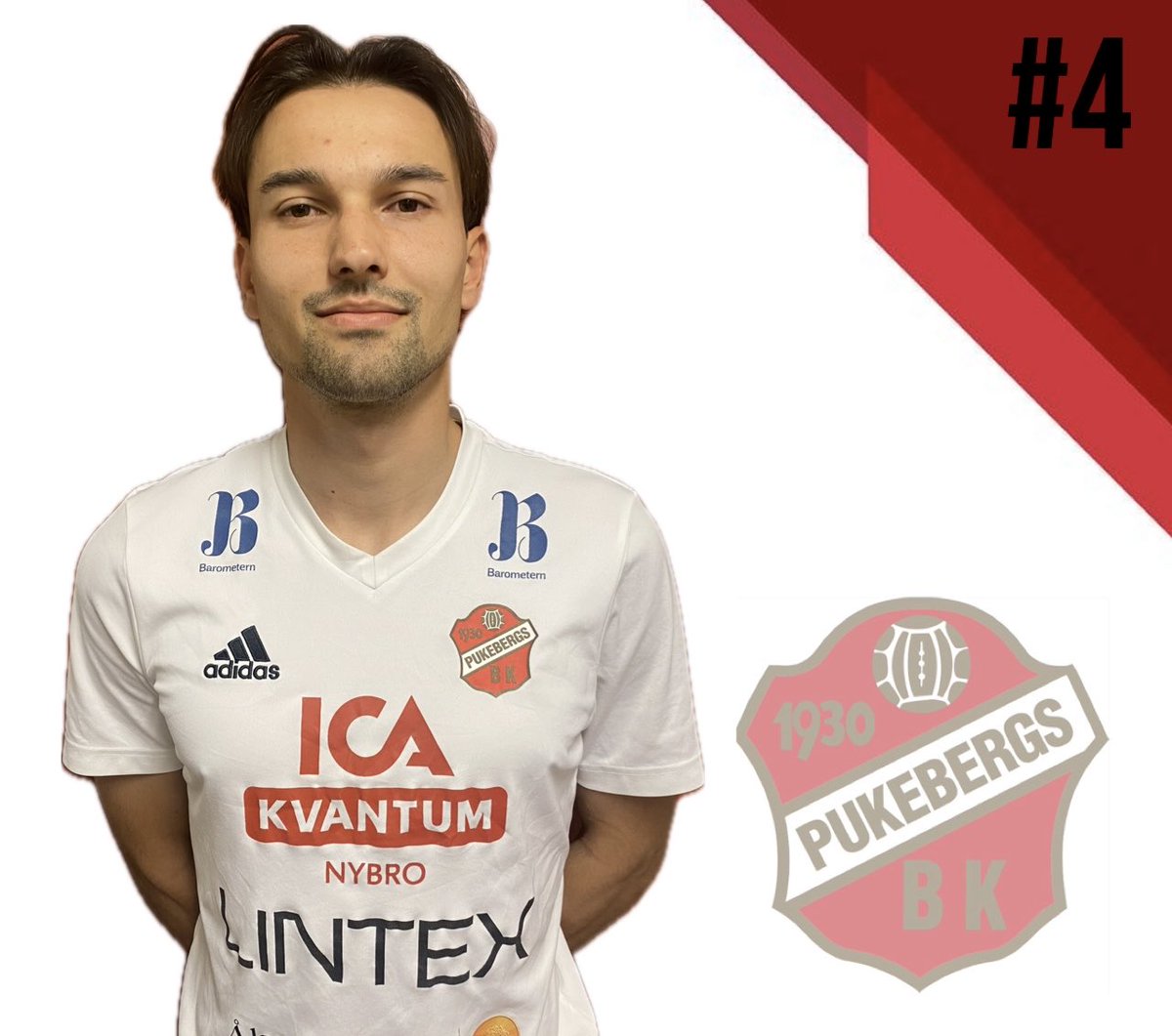 PukebergsBK's tweet photo. Förlängning till 2026!✍️
Noel Gratte är klar!
Ålder: 25 år
Egenfostrad spelare: Ja
Spelade matcher i Pukes seniorer: 266
Favoritlag: Pukebergs BK
Om du var ett djur, vilket: 🦊 
Vilken maträtt lagar du bäst: Gör stans godaste krögarpytt 
Drömresan: Japan 🇯🇵 https://t.co/6Fy5rsx80u