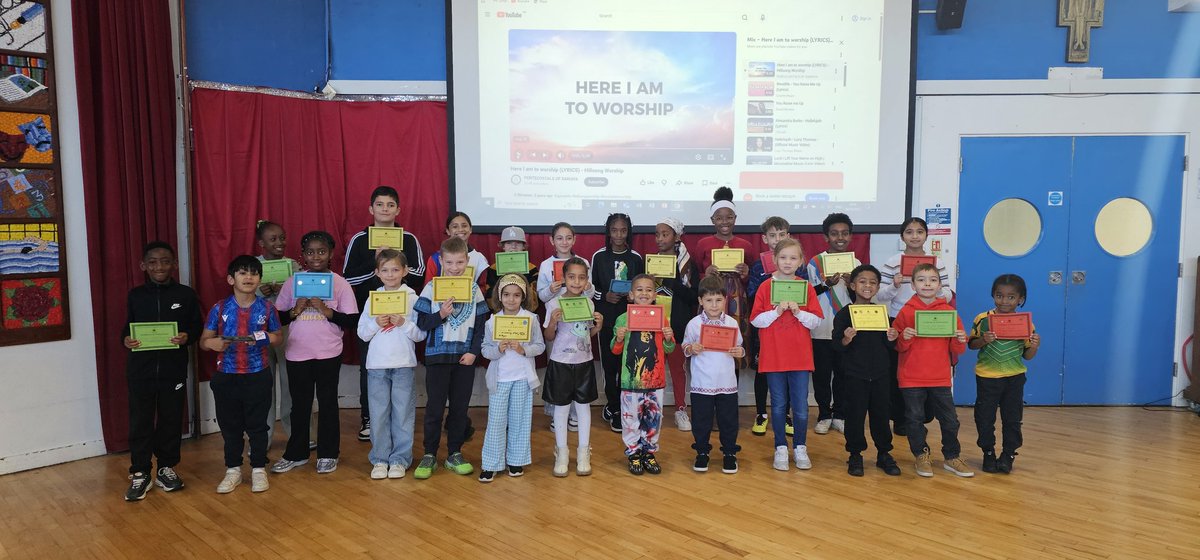 Well done to our weekly certificate winners.