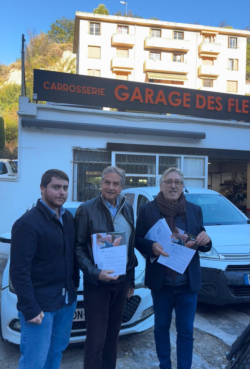 De nouveau sur le terrain pour faire connaître le programme municipal d’<a href="/eciotti/">Eric Ciotti</a>  avec @PhilippeDesjardins dans le vallon des fleurs et à Rimiez
De plus en plus de Niçois convaincus d’un changement est nécessaire 
#nice06
#LeMeilleurEstAVenir