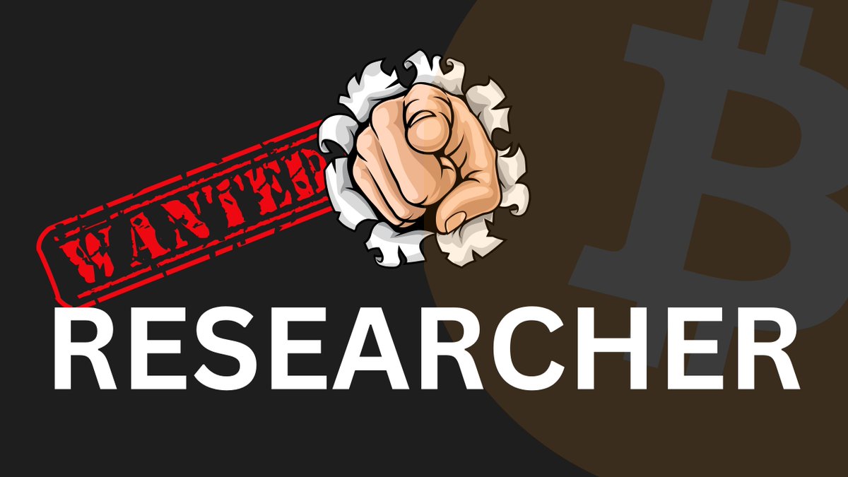 crypto_banter's tweet image. 🚨 WE’RE HIRING!

We’re looking for experienced crypto researchers with:
• Deep knowledge
• Speed
• Genuine obsession with the space

If that’s you — let’s talk.
[link in comments]