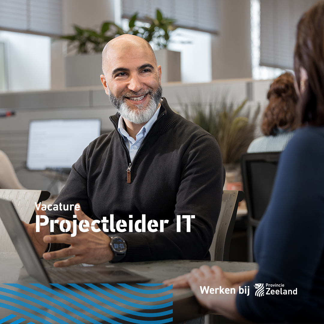 VACATURE I We zoeken een Projectleider IT

Ben jij een ervaren projectleider die energie krijgt van het realiseren van digitale en organisatorische veranderingen? Reageer dan op deze vacature (kan t/m 10 november 2025).
 
ℹ️werkenbijprovinciezeeland.nl/vacatures/proj….
#werkenbijprovinciezeeland