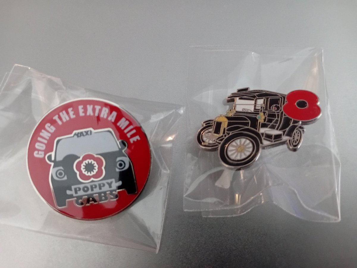 jamiethecabby's tweet photo. I will be supporting Poppy Cabs again this year, it’s a very rewarding day and gives time to catch up with old friends on Westminster Bridge.

You can get your Poppy Cabs badge from the Taxi Shelters or JV Brights in GSS.

Suggested donation for the badge of £5 each https://t.co/QUHR7TrlaQ