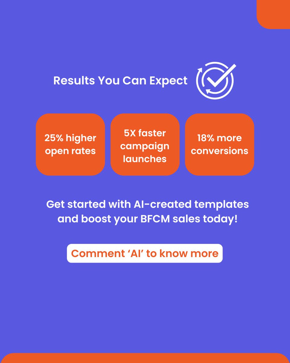 TargetBay's tweet photo. No more BFCM chaos — just AI-built templates that convert.

25% higher opens. 18% more conversions. 5X faster launches.

Book a demo to discover how the AI Email Agent can drive your BFCM success - https://t.co/TNiRVb3KYd https://t.co/5Hf9B2qNol