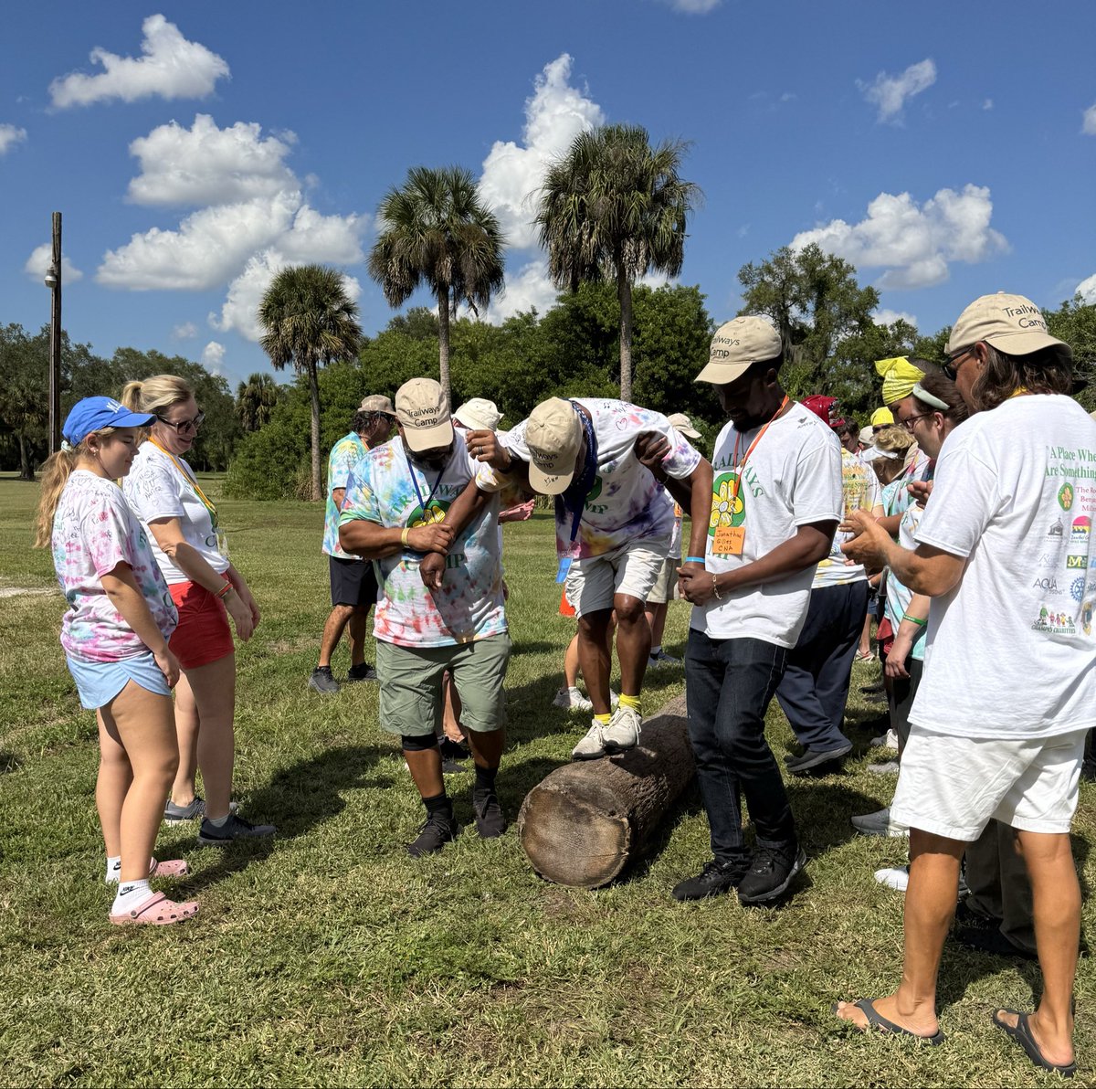 October 2025 Trailways Camp-walking the Challenge Log with the help of community!