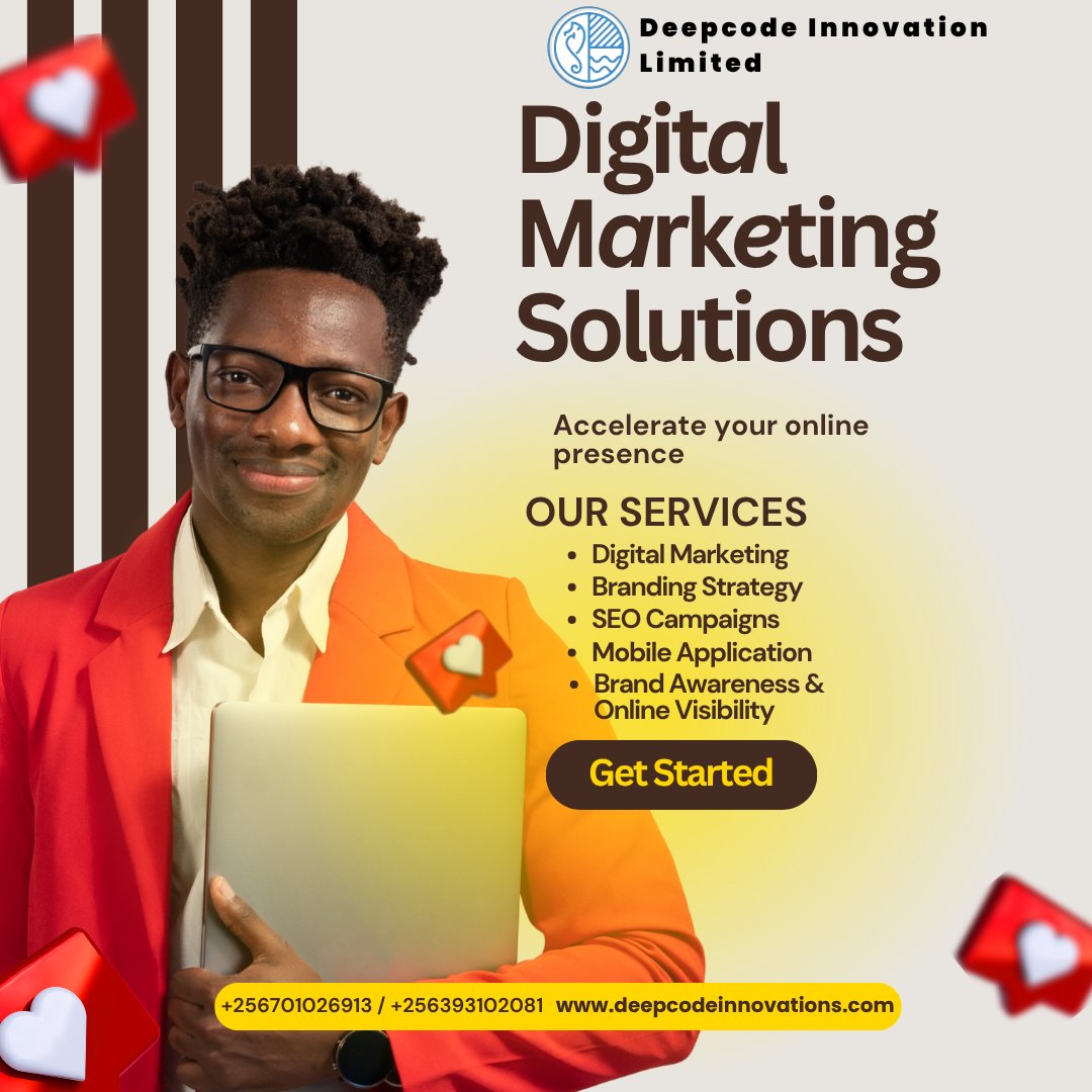 Deepcodein's tweet image. #BusinessGrowth #DigitalMarketing #DeepCodeInnovation
Need more leads? More visibility? More engagement?
DeepCode Innovation has the formula! 🚀
