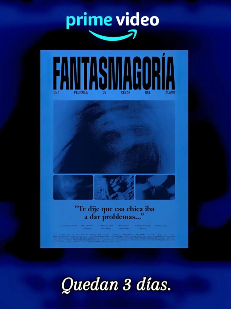 Ya queda menos para el estreno de Fantasmagoría en Prime Video... y menos para que deje de agobiaros con el spam. #Fantasmagoría #cineespañol #cineindependiente
