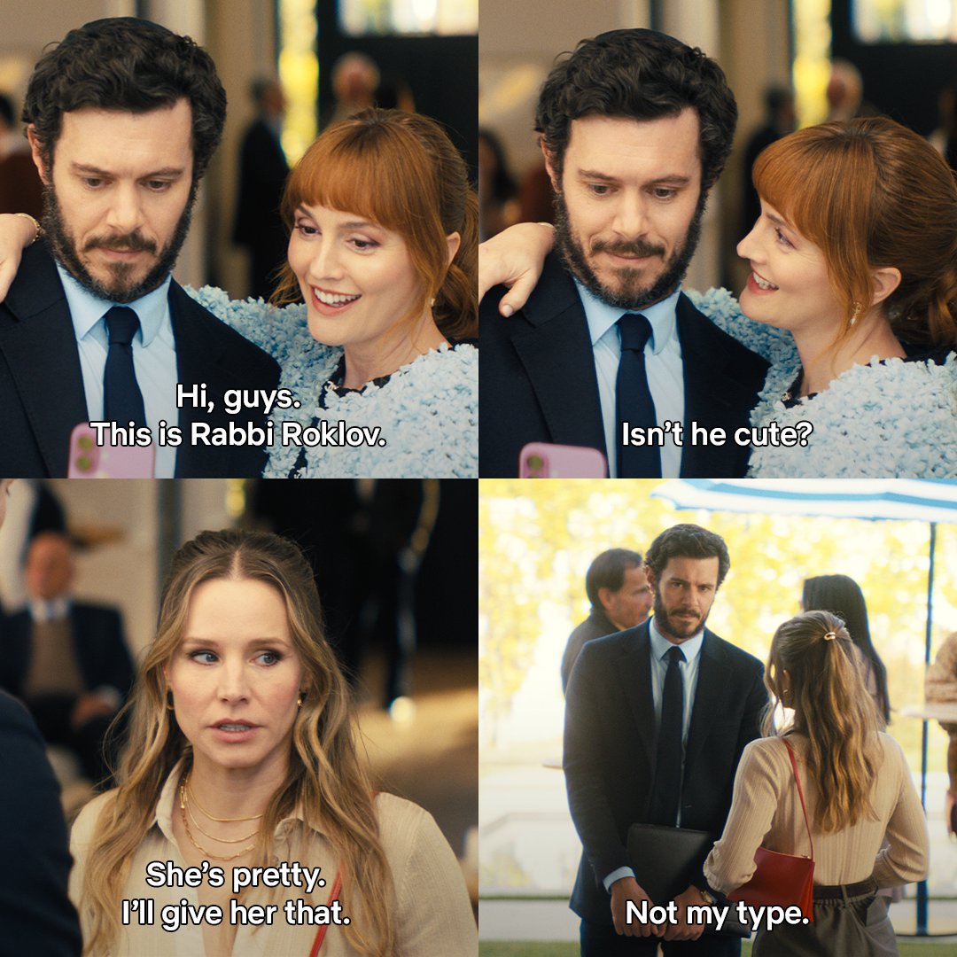 NetflixUK's tweet image. IDK, I think there's a bit of chemistry there 👀 #NobodyWantsThis