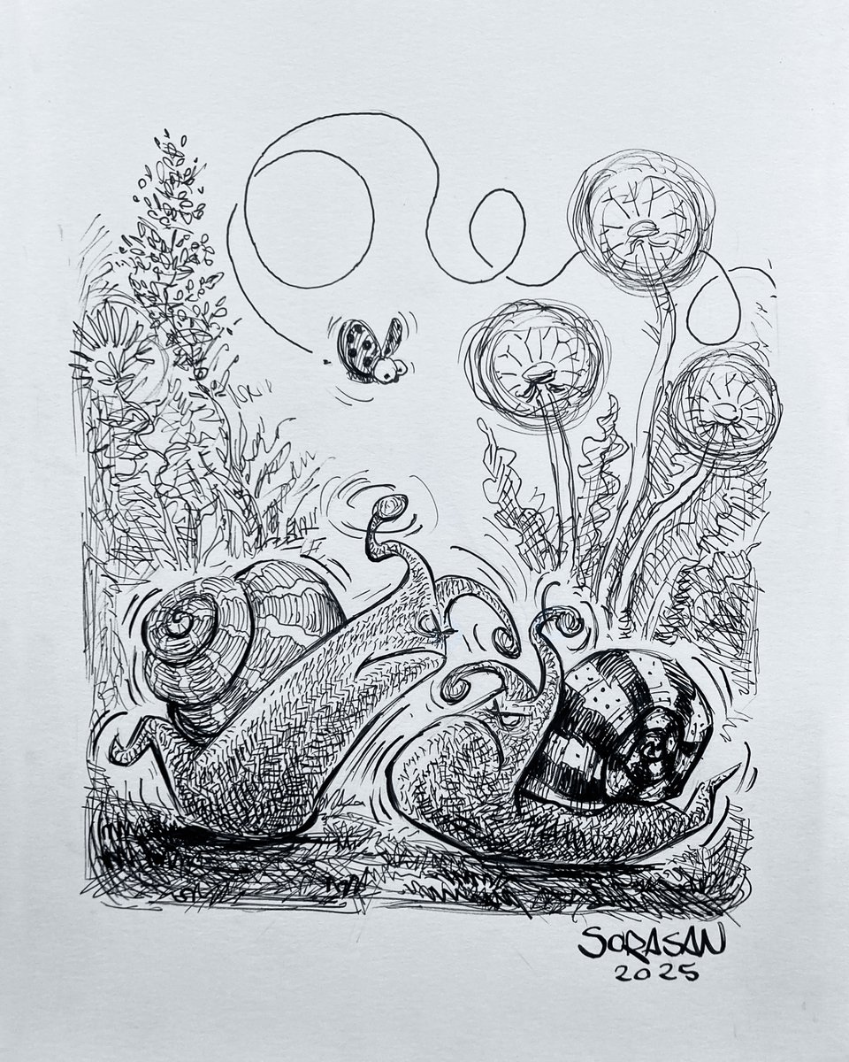 #Inktober2025 
Day 24, Rowdy
#Inktober