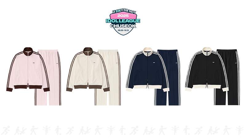 ndy_jp's tweet photo. 【K-アイドル着用】アユクデに登場したNDY🏆
私の推しが着たトレーニングウェアをチェックしてみてください！
 
Classic NY Track Set
Minimal Jacquard Tape Track Set
 
 #NDY #エンディーワイ #アユクデ https://t.co/OcVCsPz41N