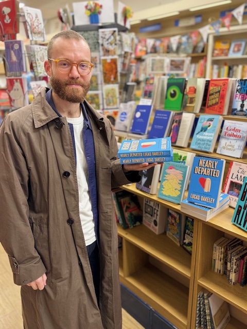 The very lovely <a href="/LucasOakeley/">lucas</a>  dropped in to sign copies of his new book for us yesterday.  I am about half way through it and really enjoying it!
Oh, and he's a local SE London author!