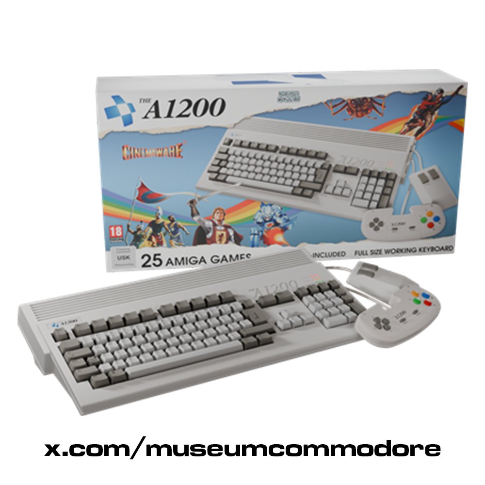 Here is the official packaging for Retrogames Ltd's TheA1200, the