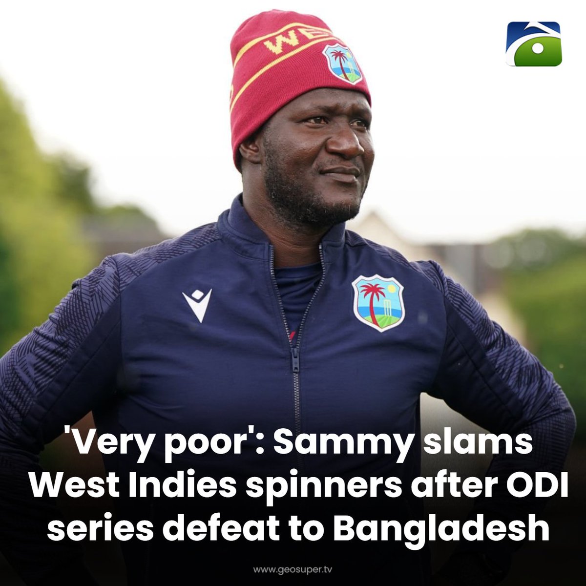 geosupertv's tweet image. Sammy fumes at spinners! 😠🏏

Read More: geosuper.tv/latest/49964-v…

#DarenSammy #cricketwestindies #BANvWI